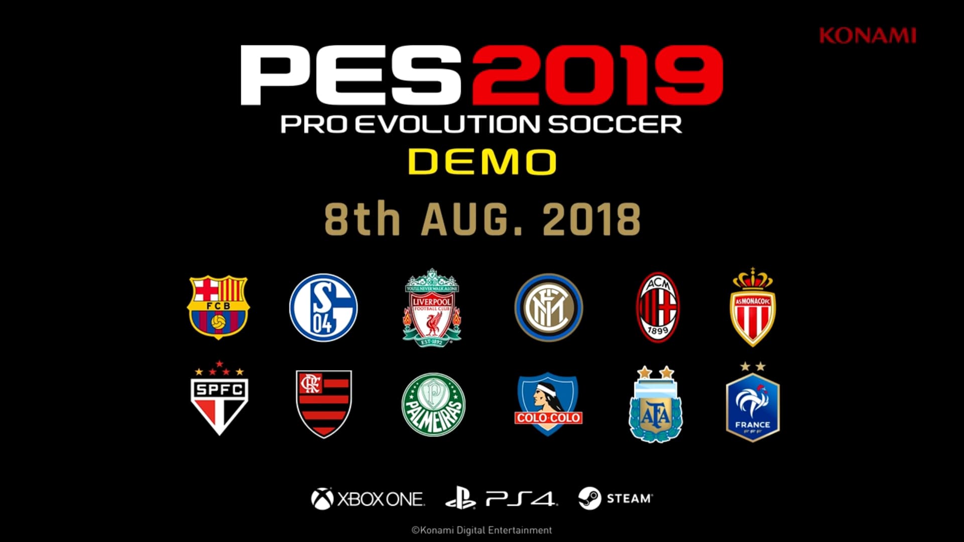 Pes 2019 Une Démo En Approche Dix équipes Au Casting 3661