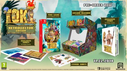 Image d'illustration pour l'article : Toki arrive le 22 novembre 2018 sur Switch et dévoile une édition collector