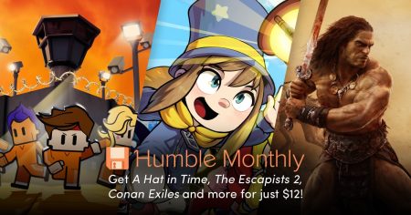 Image d'illustration pour l'article : Conan Exiles, A Hat in Time et The Escapists 2 au programme du Humble Monthly