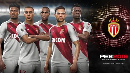 Image d'illustration pour l'article : PES 2019 annonce son partenariat avec l'AS Monaco, Falcao ambassadeur