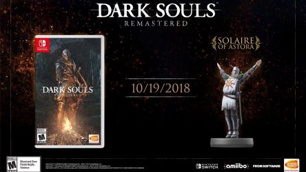 Image d'illustration pour l'article : La version Switch de Dark Souls Remastered arrivera finalement le 19 octobre
