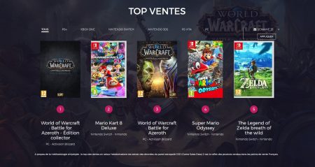 Image d'illustration pour l'article : Top des ventes jeux vidéo semaine 33 (20/08 – 26/08)