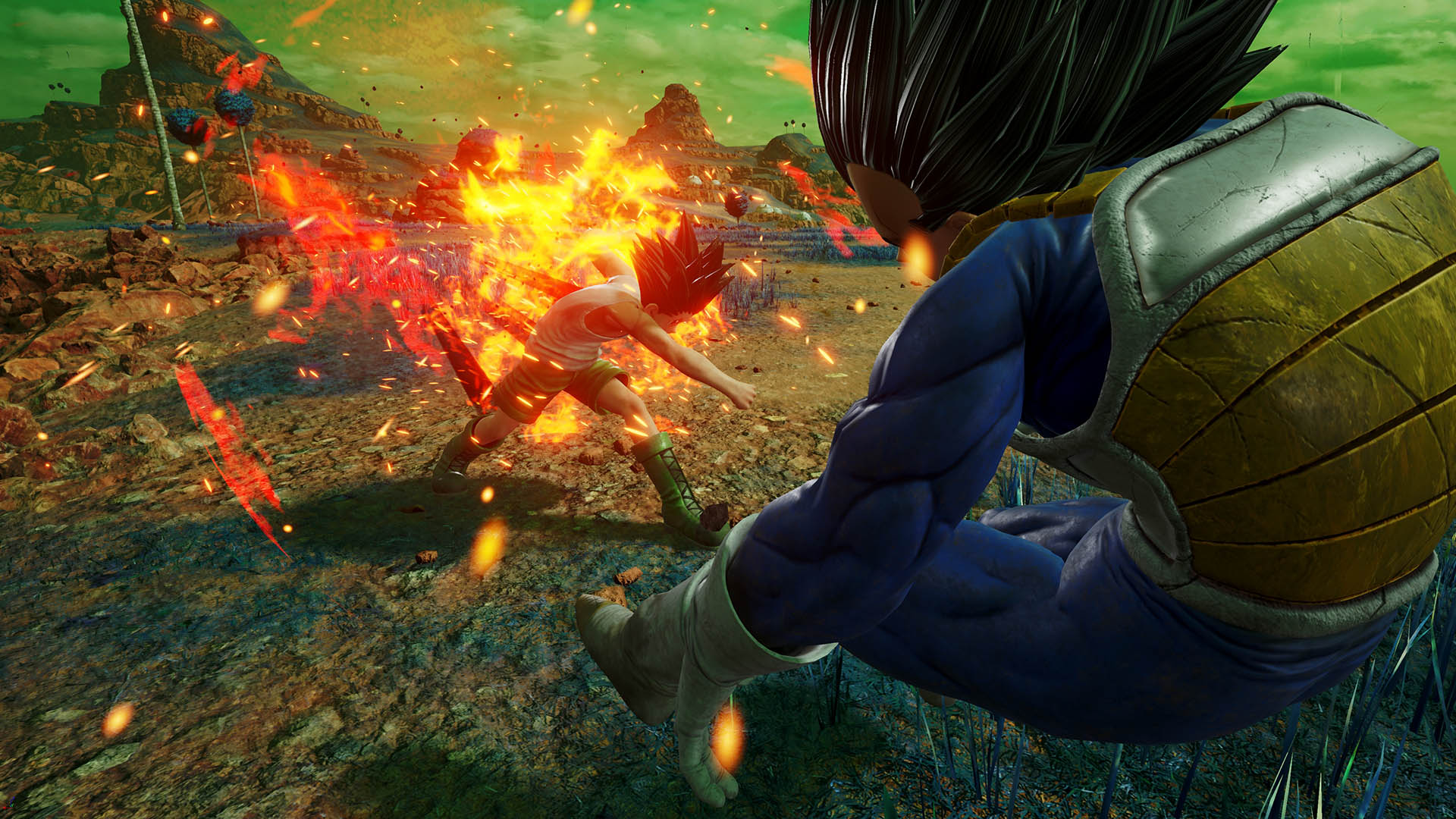 Jump Force s'offre un nouveau trailer Gamescom avec Vegeta et Sabo