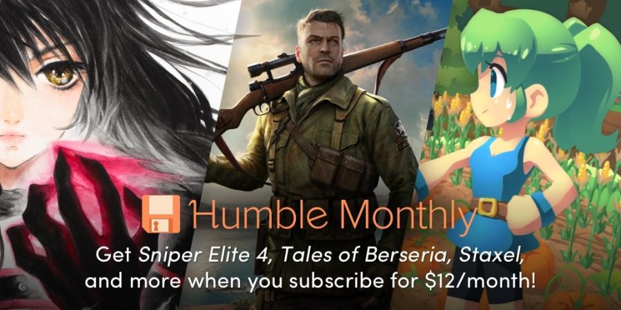Tales of berseria, sniper elite 4 et staxel au programme du humble monthly