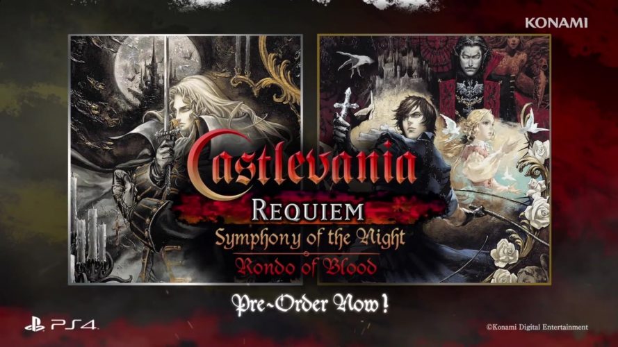 Image d\'illustration pour l\'article : Castlevania Requiem : la compilation officiellement annoncée en vidéo