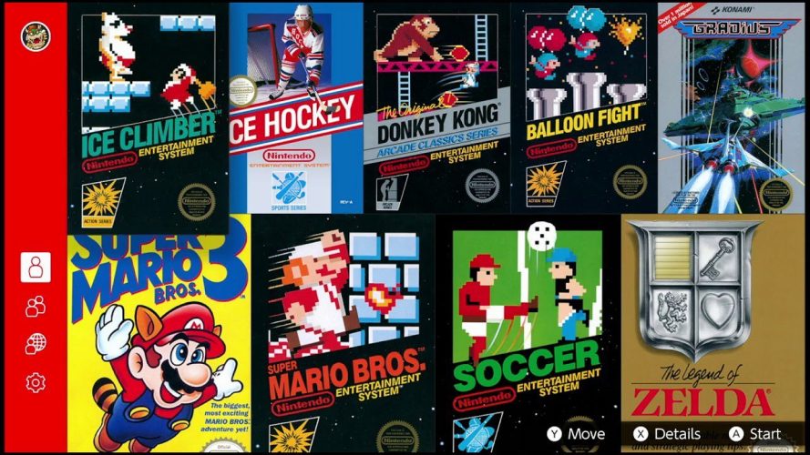 Nintendo Switch Online NES Jeux Octobre