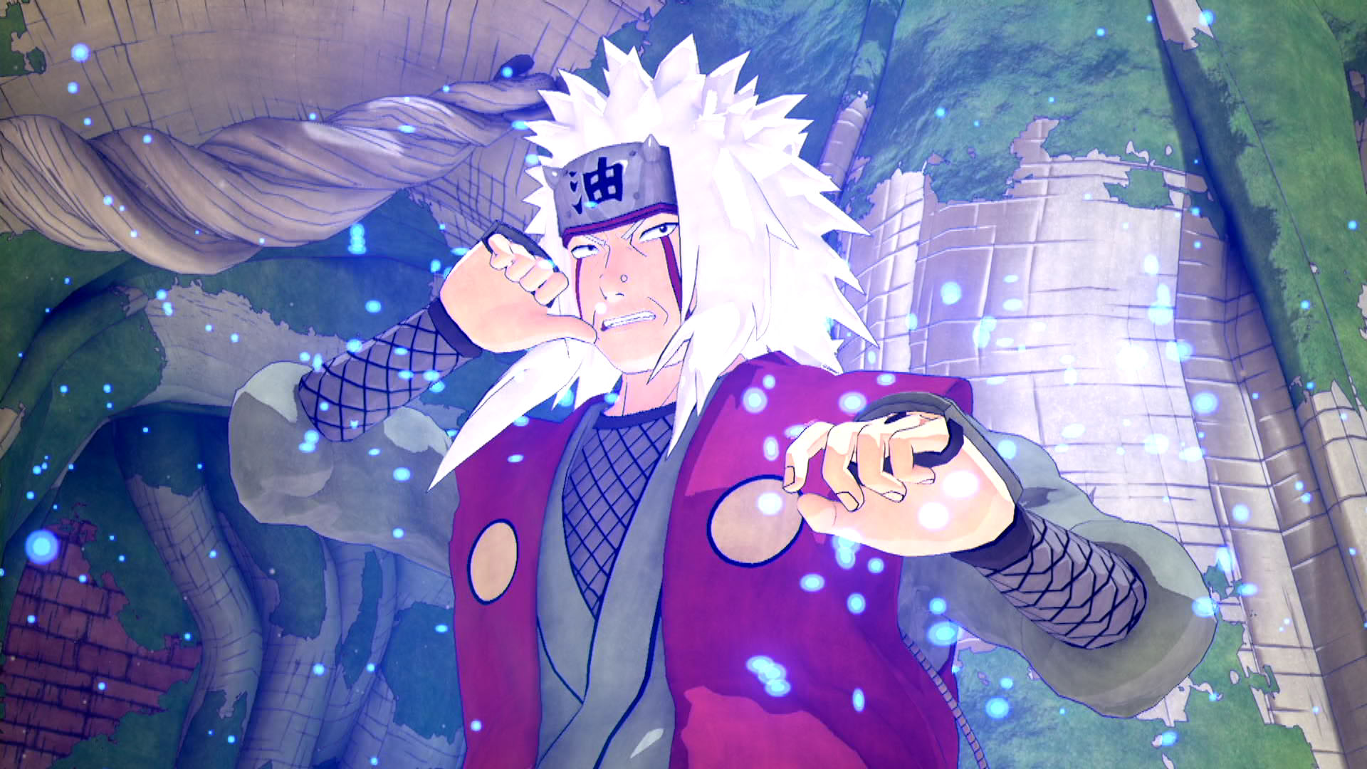 Naruto to boruto : shinobi striker illustre l'arrivée de jiraya