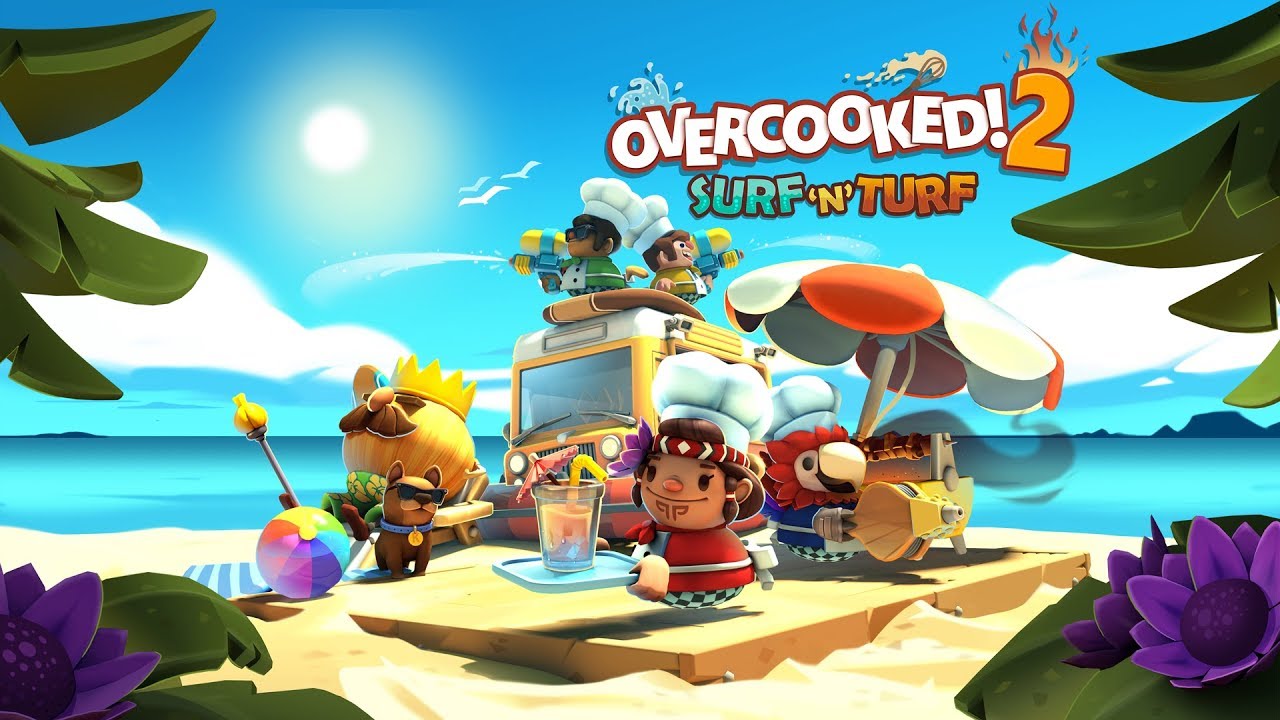 Overcooked 2 accueille son nouveau dlc surf 'n' turf