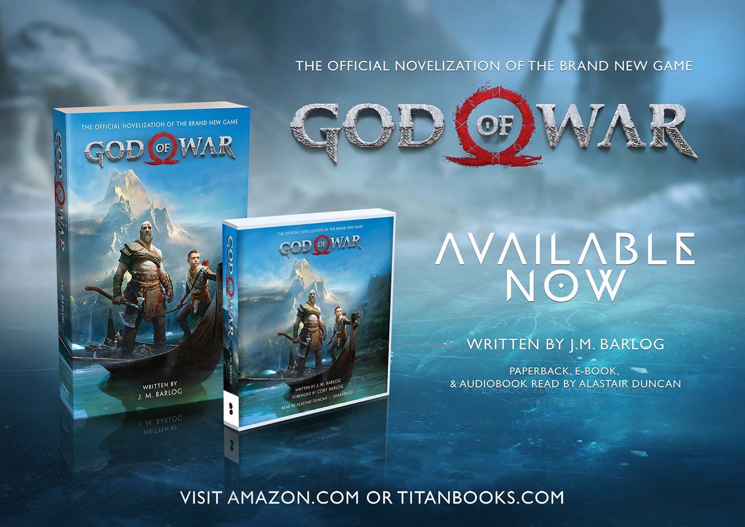 Le roman God of War désormais disponible sur Amazon