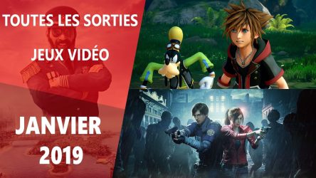 Image d'illustration pour l'article : Calendrier des sorties jeux vidéo janvier 2019