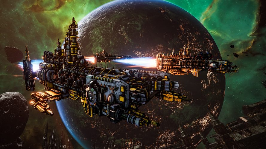 Image d\'illustration pour l\'article : Battlefleet Gothic : Armada 2 présente son mode campagne en vidéo