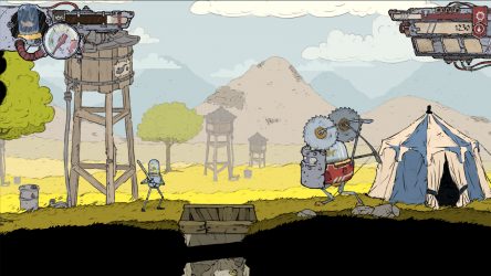 Image d'illustration pour l'article : Test Feudal Alloy - Un Metroidvania à base de robots à tête d'aquarium