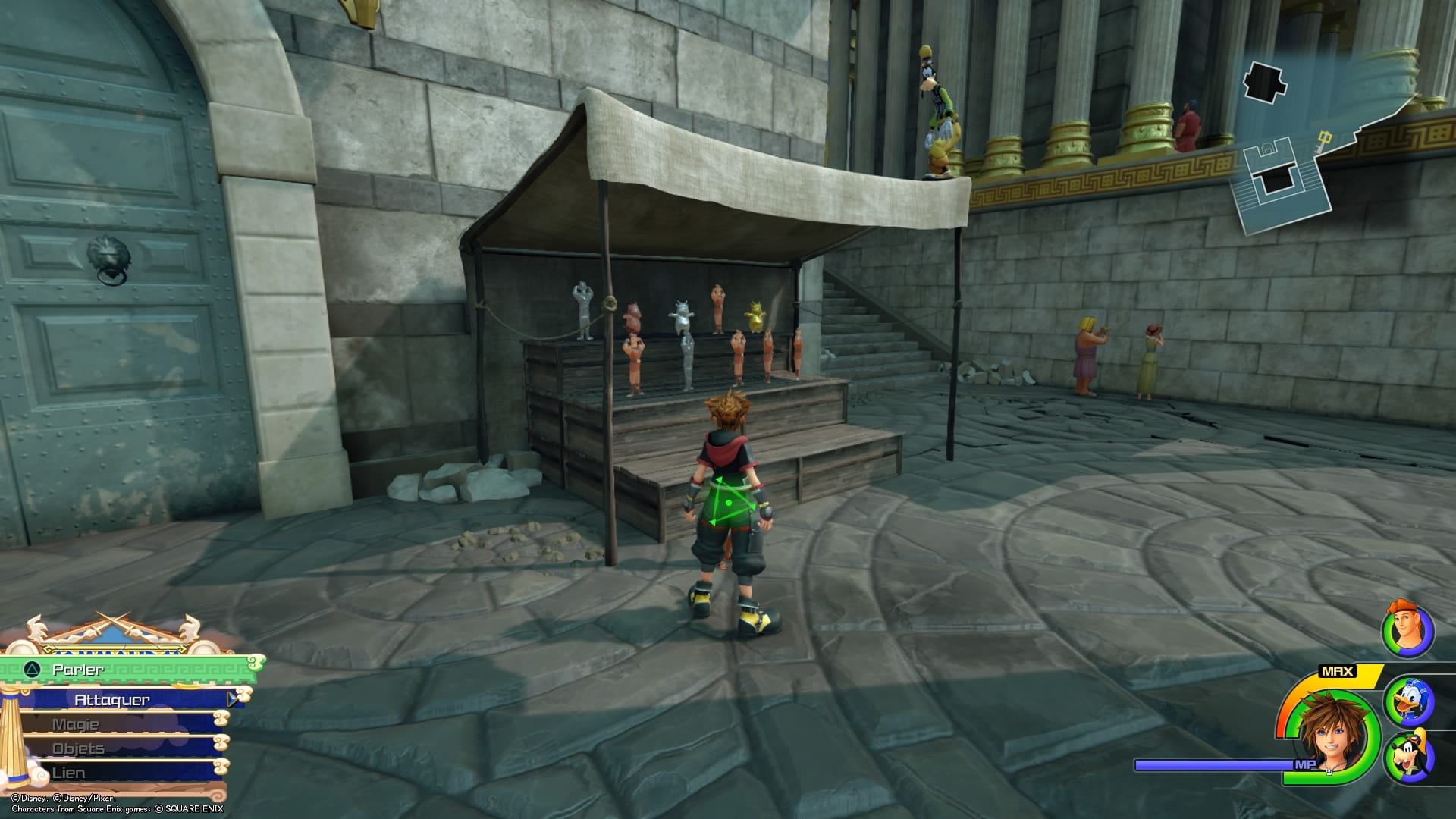 Emplacement statuettes Hercule Kingdom Hearts III Guide