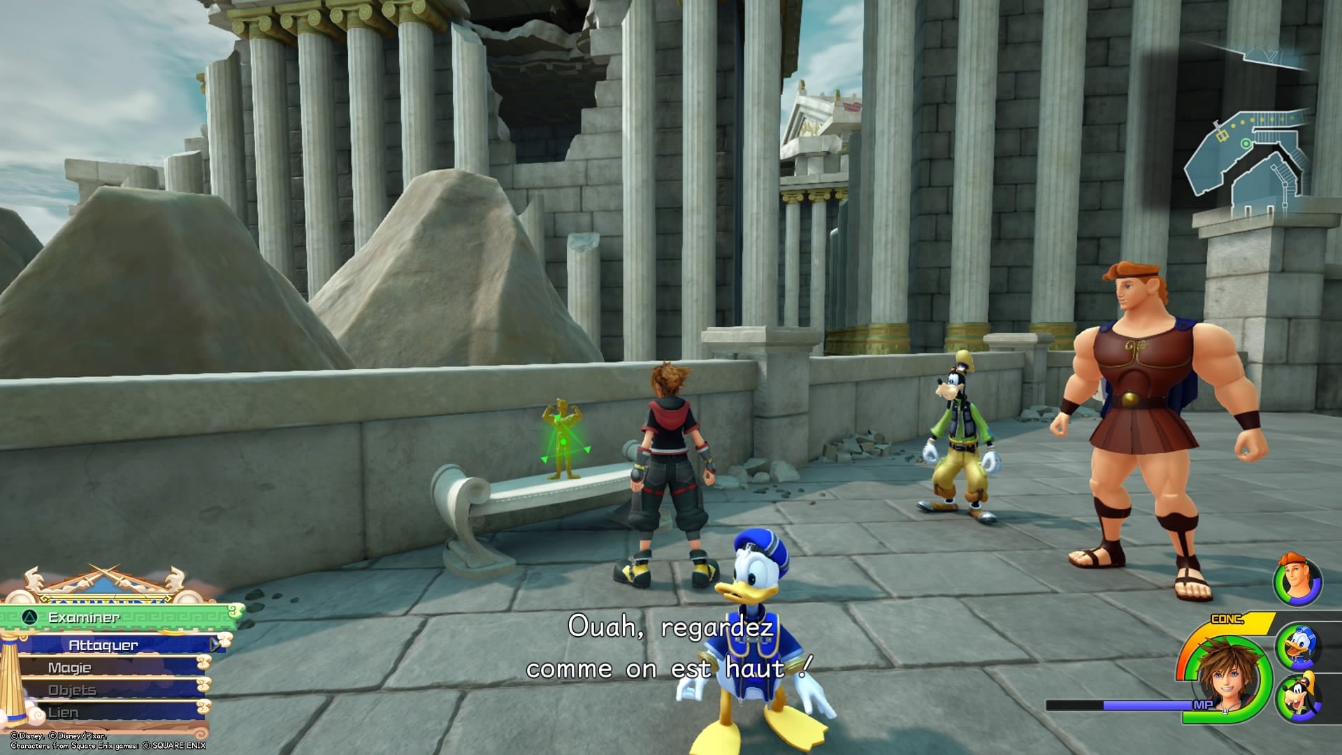 Emplacement statuettes Hercule Kingdom Hearts III Guide