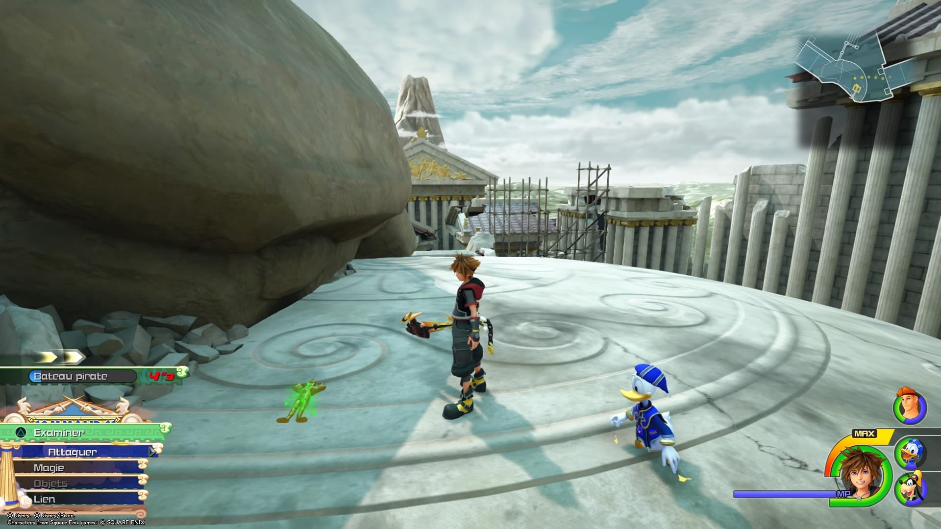 Emplacement statuettes Hercule Kingdom Hearts III Guide