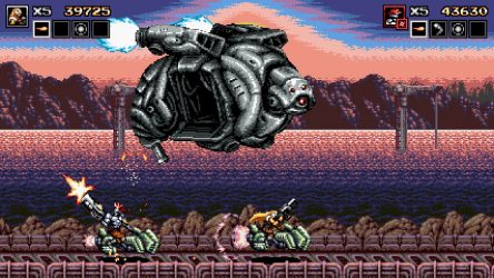 Image d'illustration pour l'article : Blazing Chrome lâche un peu de gameplay en vidéo