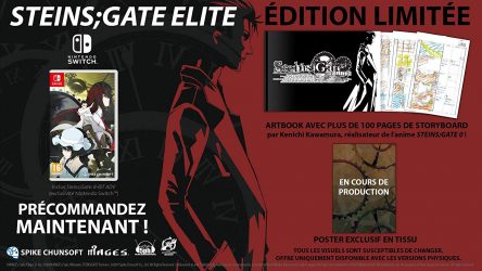 Image d'illustration pour l'article : Steins;Gate Elite se lance en vidéo, le collector est toujours disponible