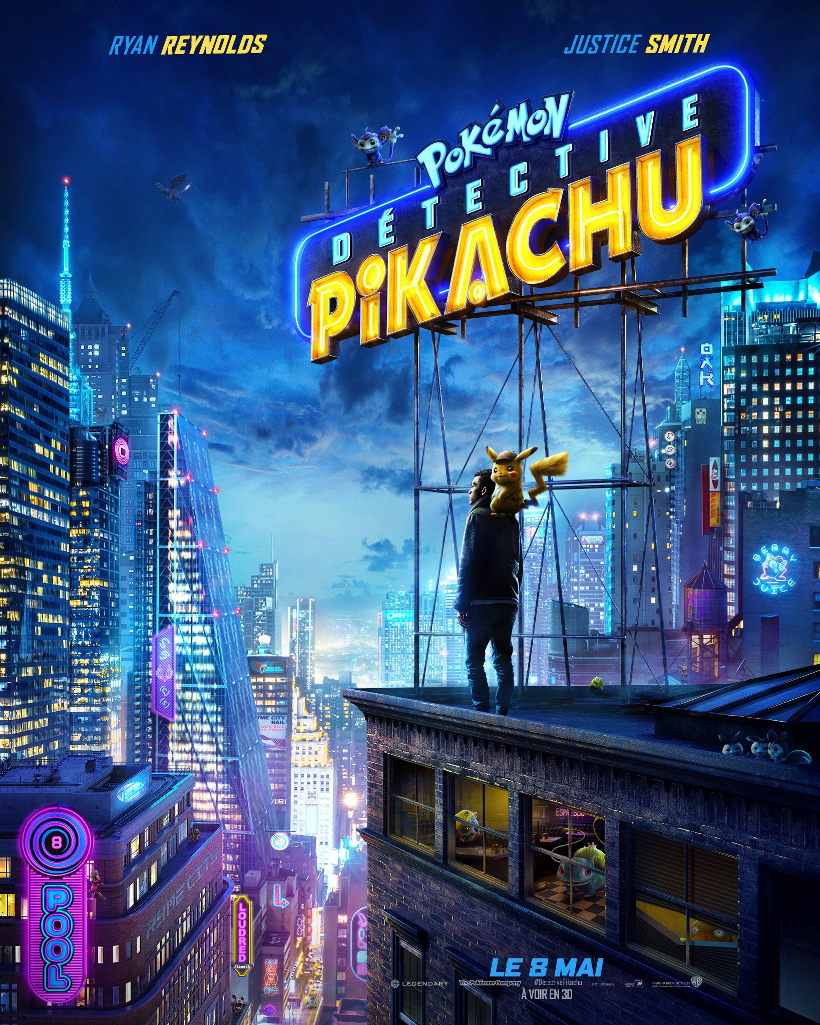 Detective pikachu soffre un deuxieme trailer et une affiche 1