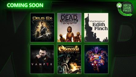 Image d'illustration pour l'article : Vampyr, Deus Ex : Mankind Divided et d'autres rejoignent le Game Pass