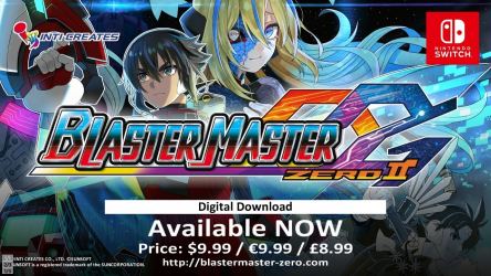 Image d'illustration pour l'article : Blaster Master Zero 2 sort dès aujourd'hui sur Switch