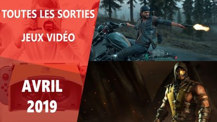 Image d'illustration pour l'article : Calendrier des sorties jeux vidéo avril 2019