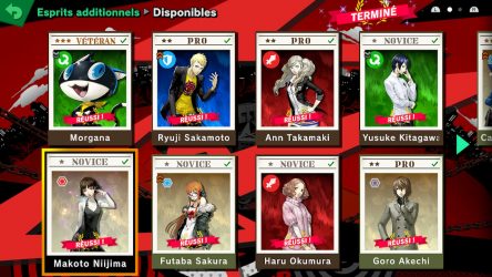 Image d'illustration pour l'article : Les Esprits supplémentaires Persona 5 - Super Smash Bros Ultimate