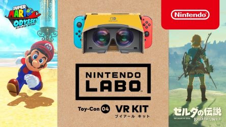 Image d'illustration pour l'article : Le Nintendo Labo VR Kit sera compatible avec Mario et Zelda