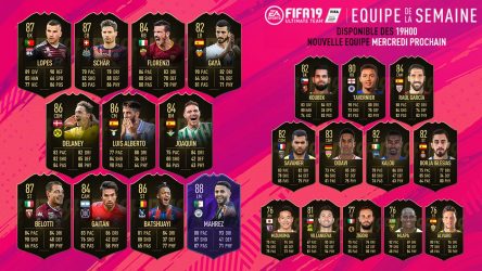 Image d'illustration pour l'article : FIFA 19 dévoile sa Team Of The Week numéro 35