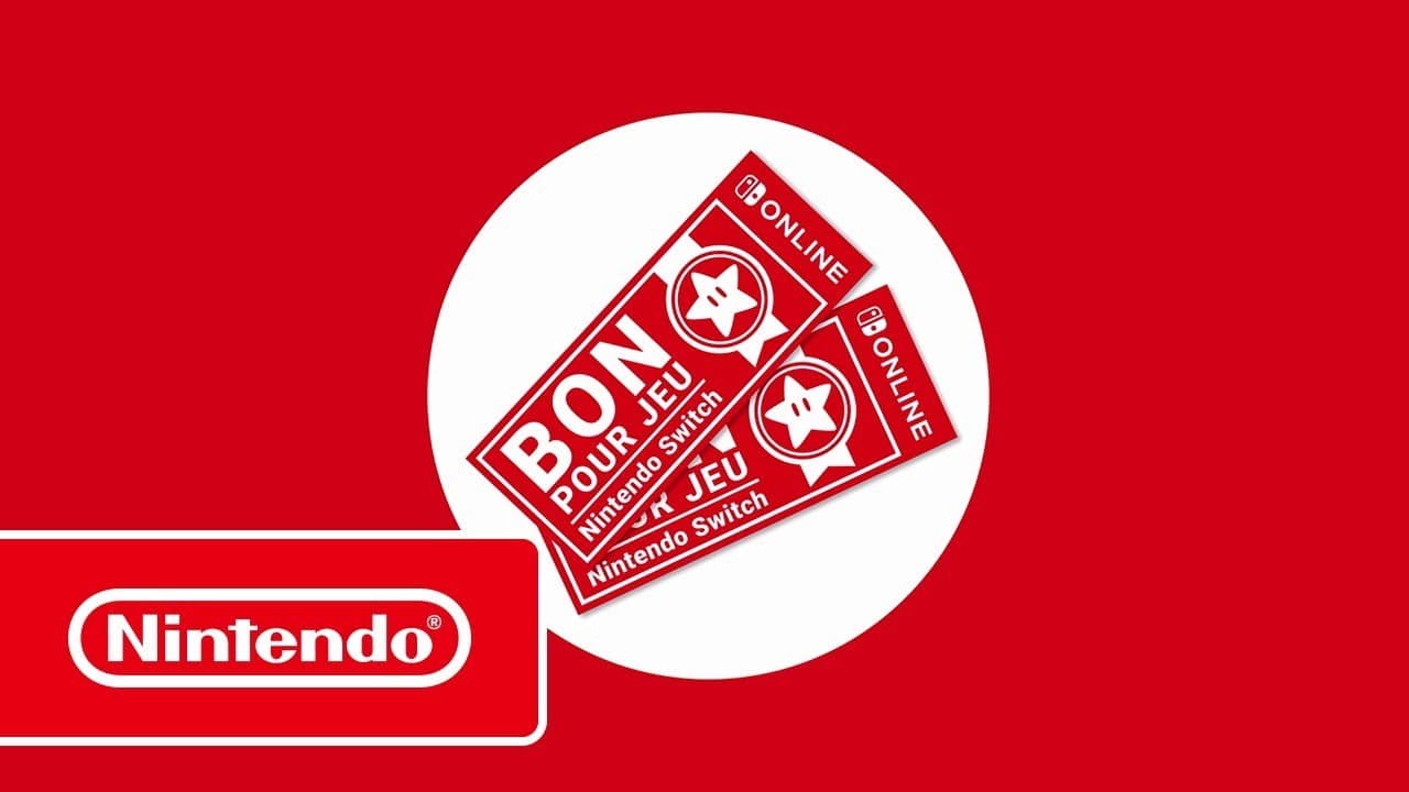 Nintendo lance les bons pour jeux nintendo switch