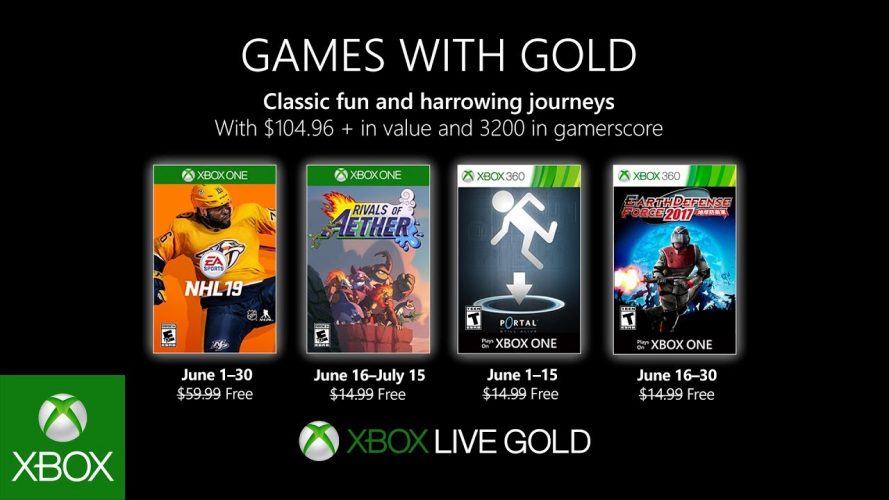 Games with Gold Juin 2019