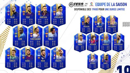 Image d'illustration pour l'article : FIFA 19 dévoile sa Team Of The Season pour la Liga