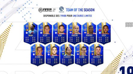 Image d'illustration pour l'article : FIFA 19 dévoile sa Team Of The Season pour l'Eredivisie