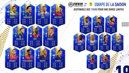 Image d'illustration pour l'article : FIFA 19 dévoile sa Team Of The Season pour la Ligue 1