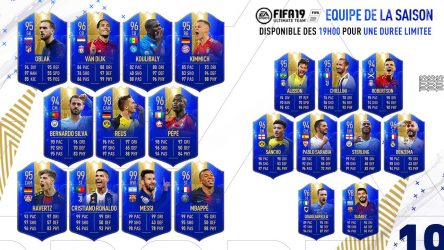Image d'illustration pour l'article : FIFA 19 dévoile sa Team Of The Season Ultime