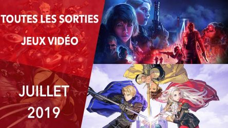 Image d'illustration pour l'article : Calendrier des sorties jeux vidéo juillet 2019
