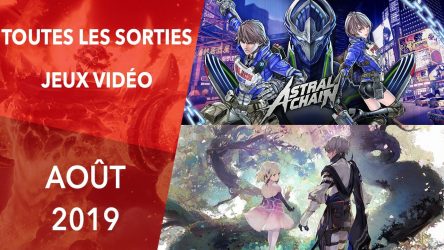 Image d'illustration pour l'article : Calendrier des sorties jeux vidéo août 2019
