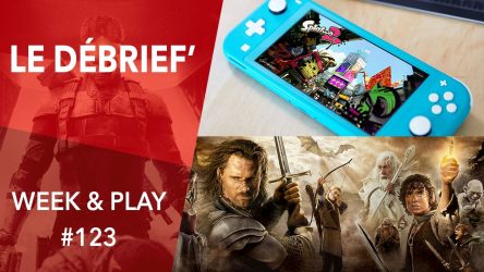 Image d'illustration pour l'article : Débrief' : Nintendo Switch Lite, MMO Seigneur des Anneaux F2P et Splinter Cell VR