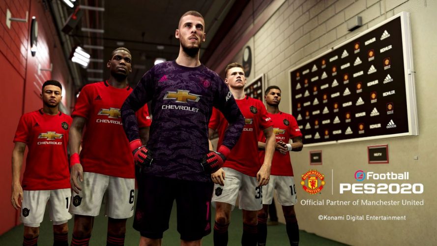 Image d\'illustration pour l\'article : Manchester United est le nouveau partenaire officiel de eFootball PES 2020