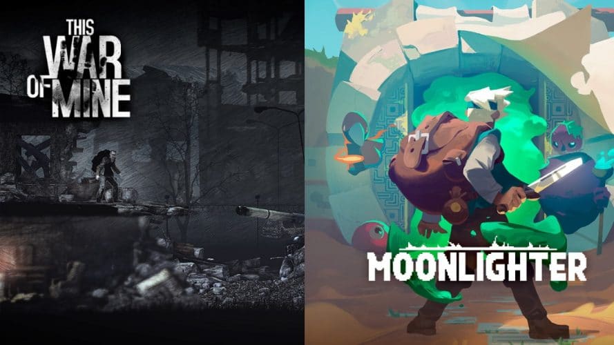 Moonlighter this war of mine epic games store