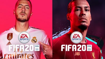 Image d'illustration pour l'article : FIFA 20 : Eden Hazard et Virgil van Dijk seront sur les jaquettes