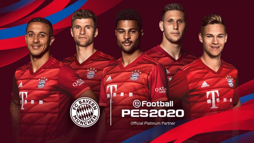 Image d\'illustration pour l\'article : eFootball PES 2020 : Konami annonce un partenariat avec le FC Bayern