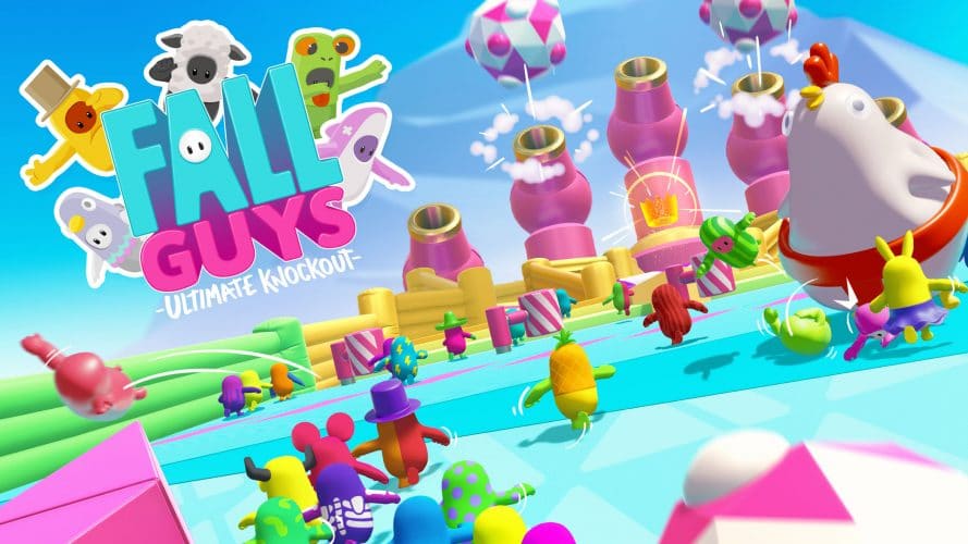 fall guys ultimate knockout 100 joueurs devolver digital course