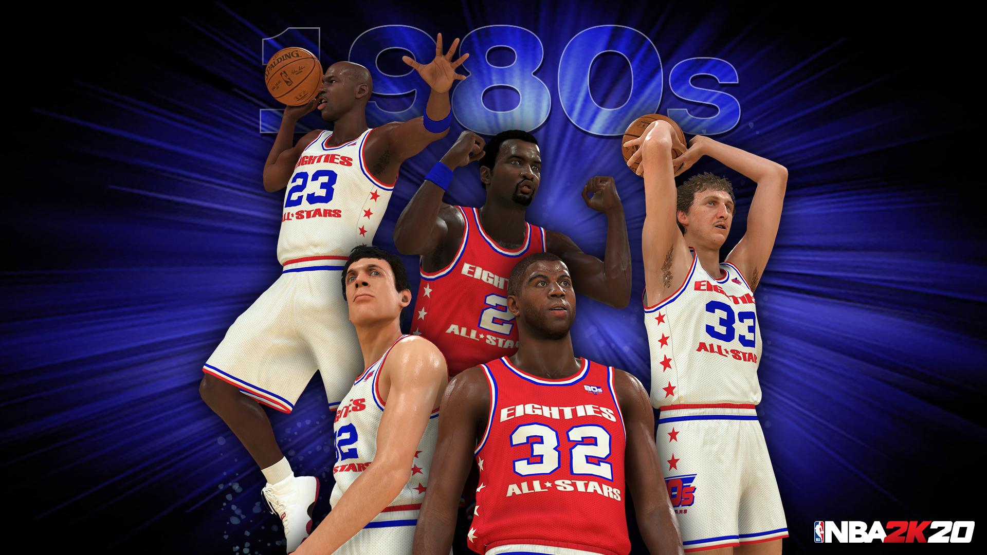 Nba 2k20 all-decade team des années 1980