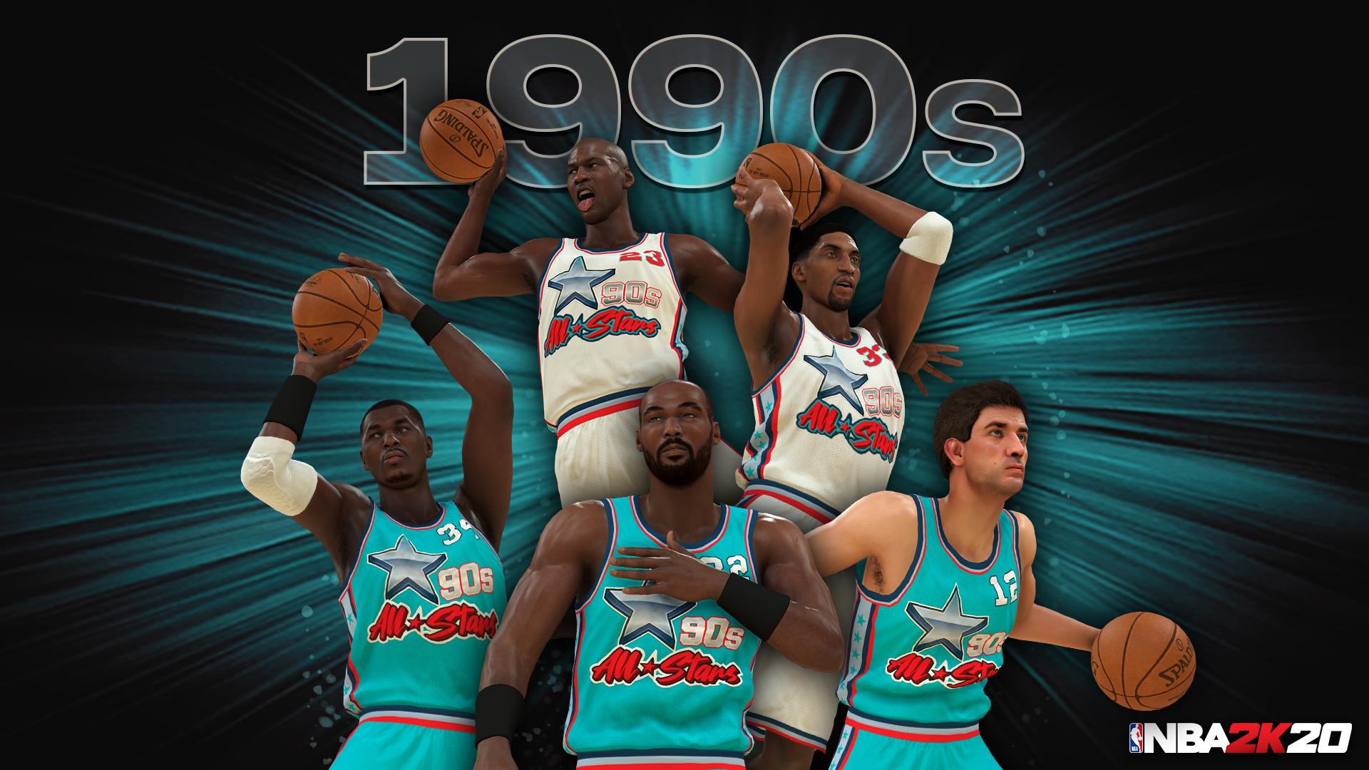 Nba 2k20 all decade team des années 1990