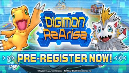 Image d'illustration pour l'article : Digimon ReArise : les pré-inscriptions sont ouvertes