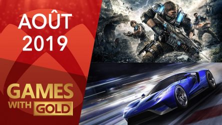 Image d'illustration pour l'article : Games with Gold : Présentation des jeux Août 2019