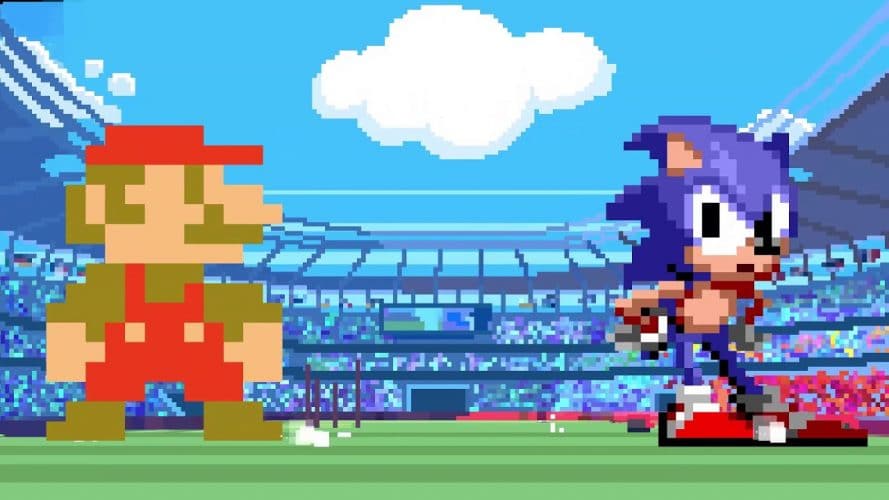Image d\'illustration pour l\'article : Mario & Sonic aux Jeux Olympiques de Tokyo 2020 se la joue rétro