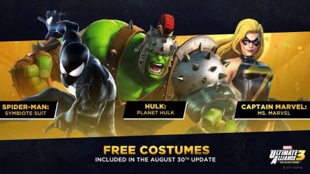Image d'illustration pour l'article : Marvel Ultimate Alliance 3 se met à jour et ajoute deux personnages