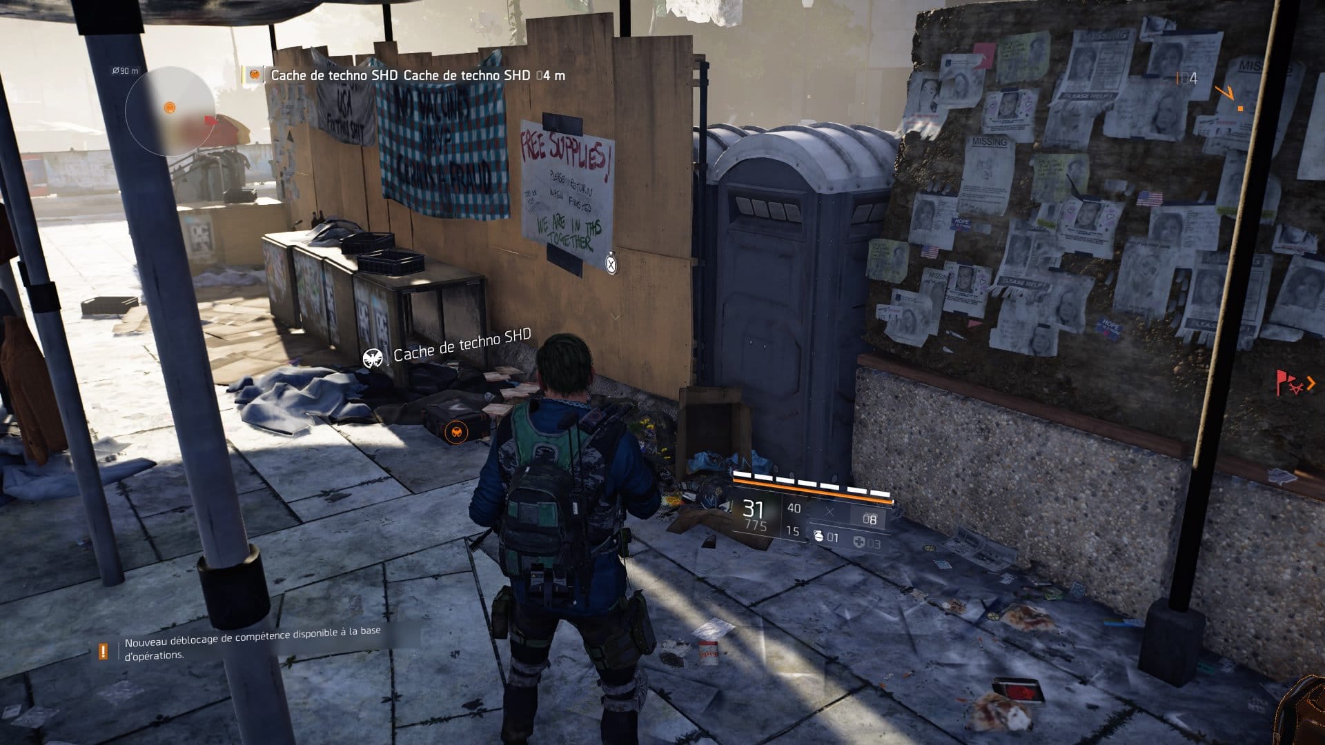 The division 2 caches shd downtown east