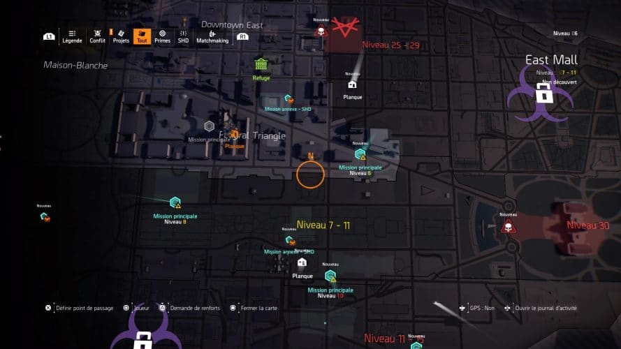 The division 2 federal triangle